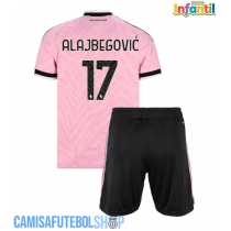 Camisa de time de futebol Juventus Kerim Alajbegovic #17 Replicas 2º Equipamento Infantil 2026-27 Manga Curta (+ Calças curtas)